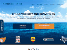 Tablet Screenshot of cloud8sixteen.com